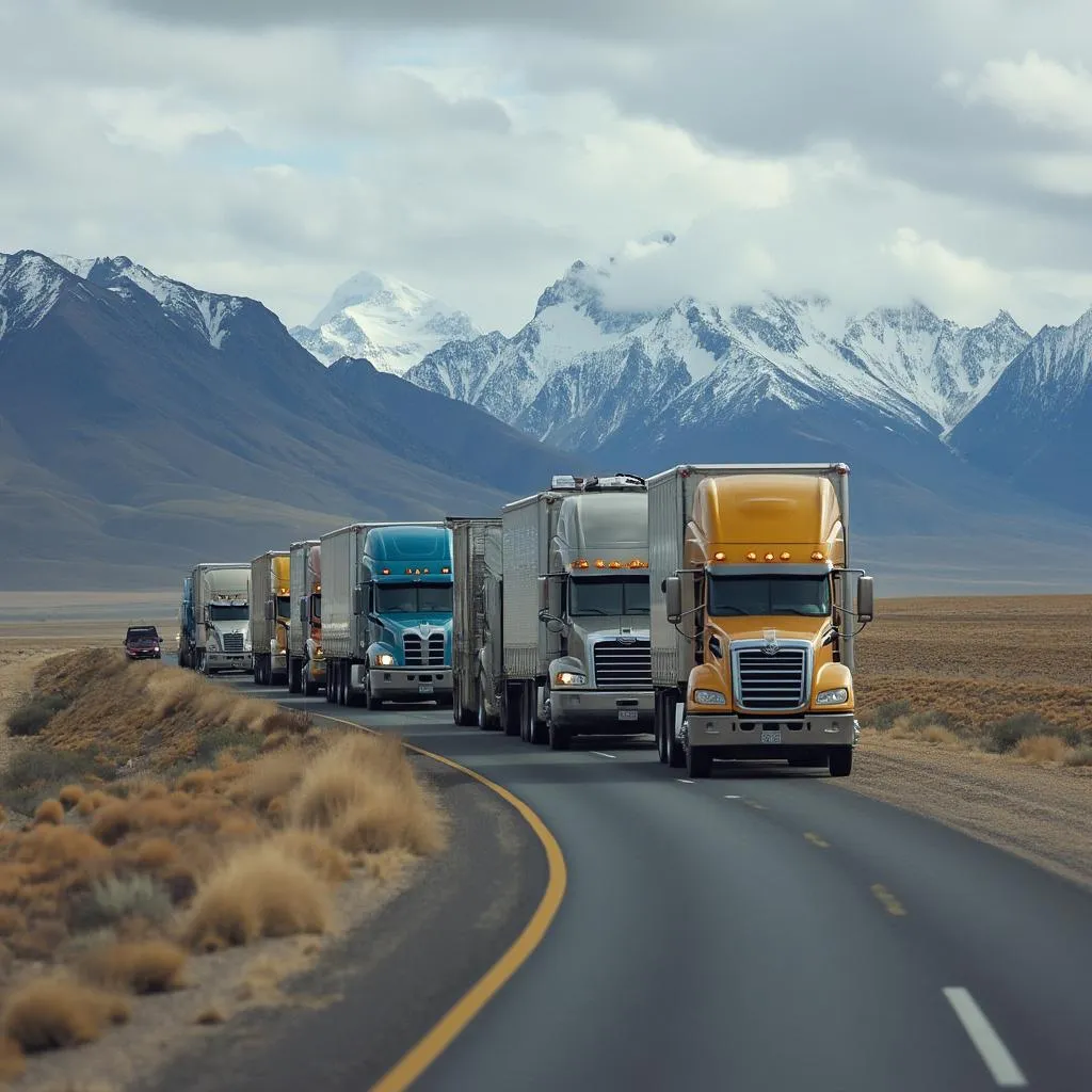 Transporte internacional en frontera
